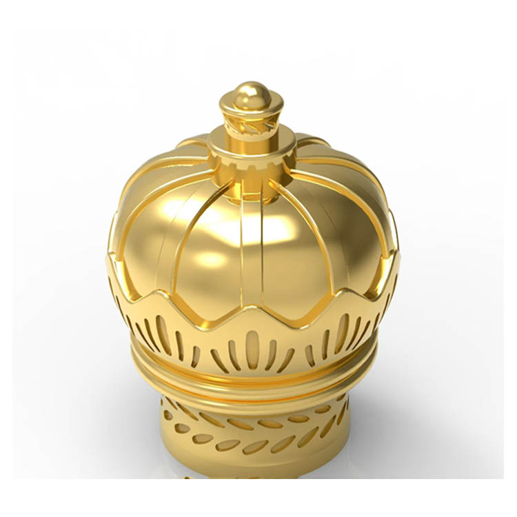 OEM chinese manufacturer of perfume bottle with flower cap