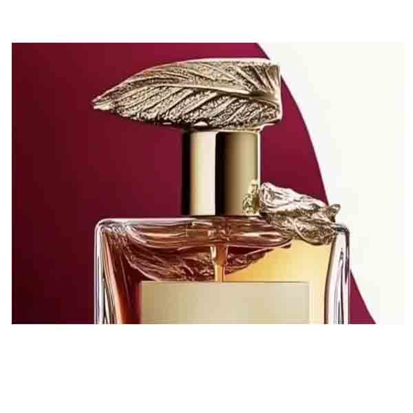 Floral ZAMAC Bottle Cap - Luxury Perfume Accessory