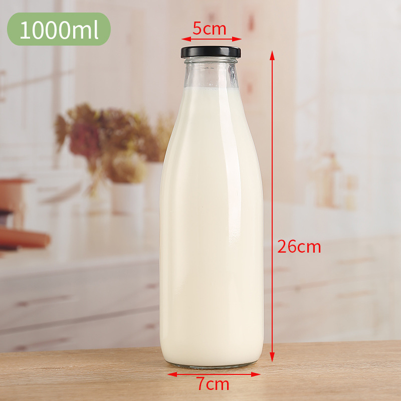 airtight milk bottles,glass yogurt bottles-sagreen