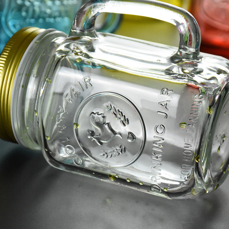 Glass packaging,creative hip-hop rooster mug-sagreen