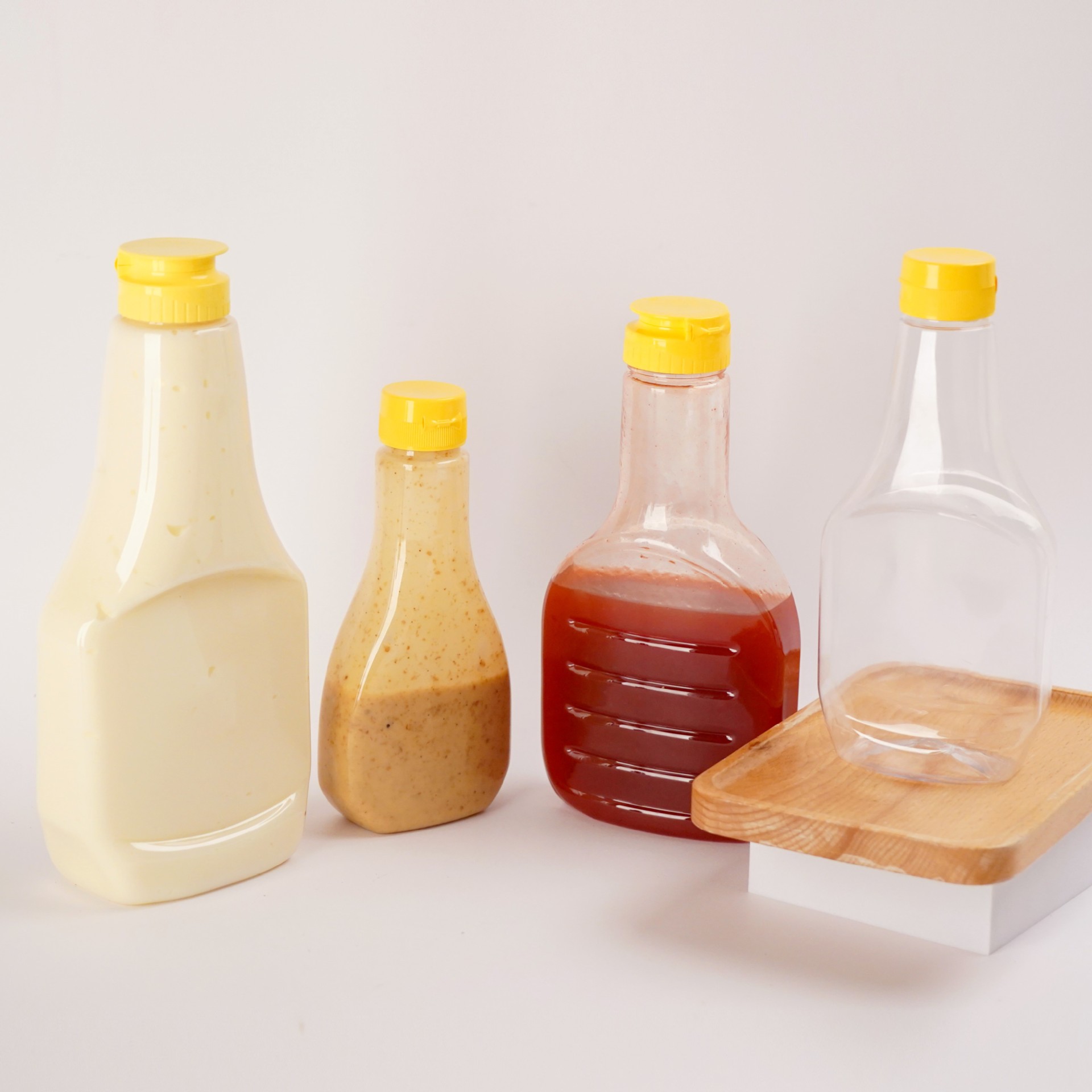 PET plastic bottles,honey jam squeeze bottles-sagreen