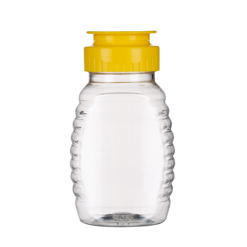 PET empty bottle,plastic honey bottle-sagreen