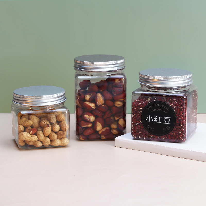 plastic bottle,square sealing honey-sagreen