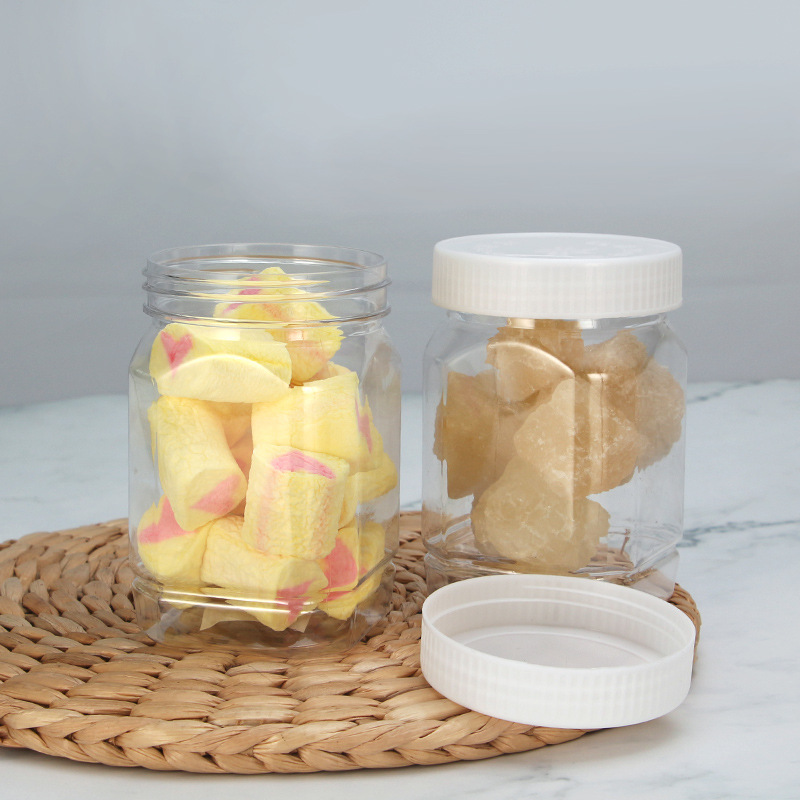 500g honey jar,disposable food airtight container-sagreen