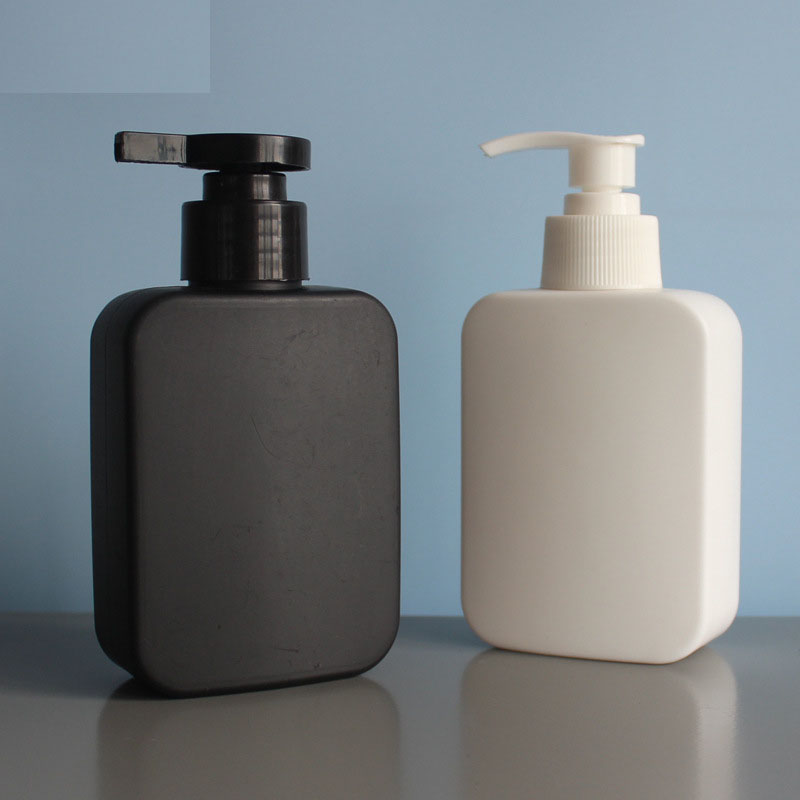 HDPE Flat Bottle,Facial Cleanser Bottle-sagreen